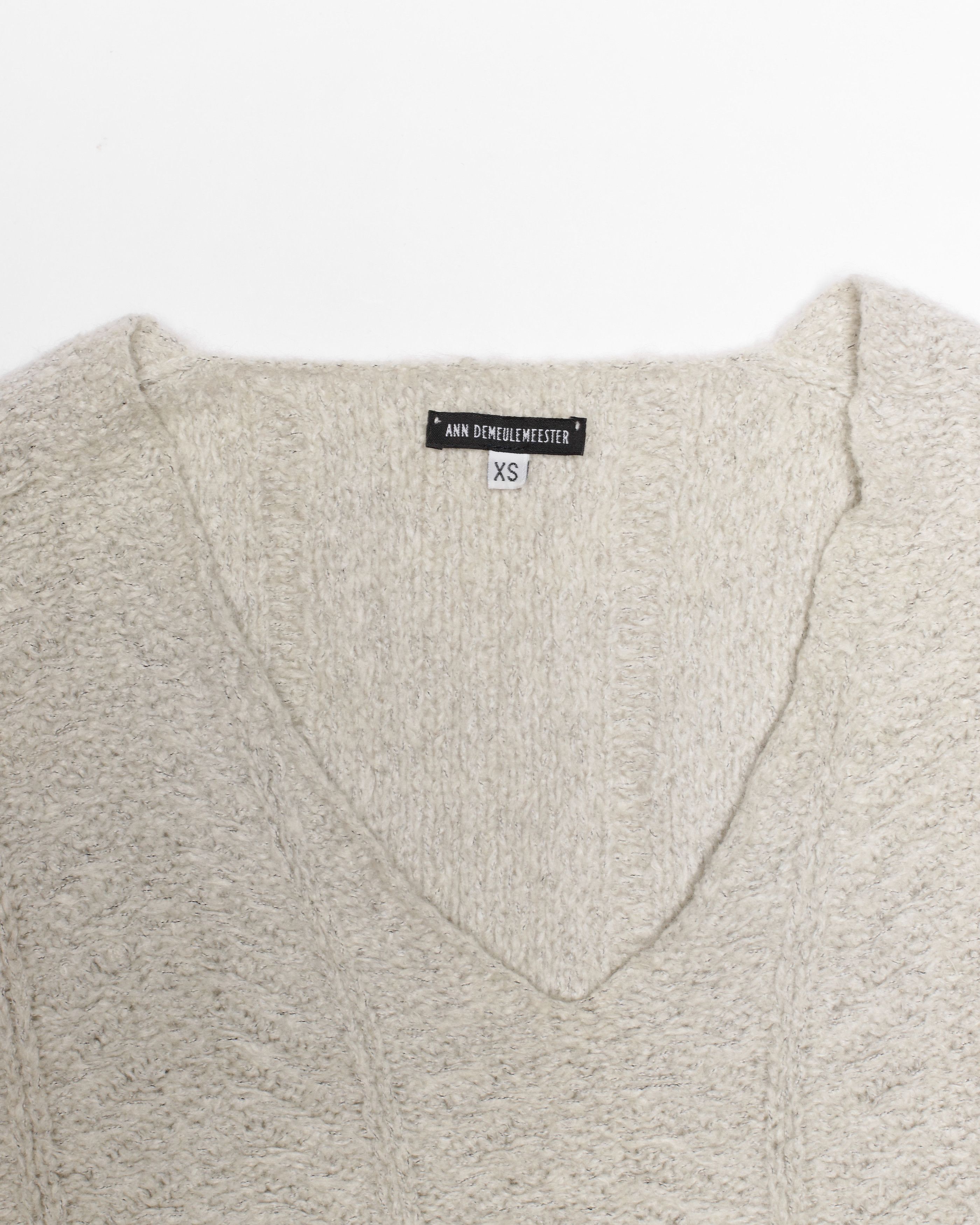 Ann Demeulemeester Ann Demeulemeester AW06/07 Mohair V-Neck Knit Size US S / EU 44-46 / 1 - 4 Thumbnail