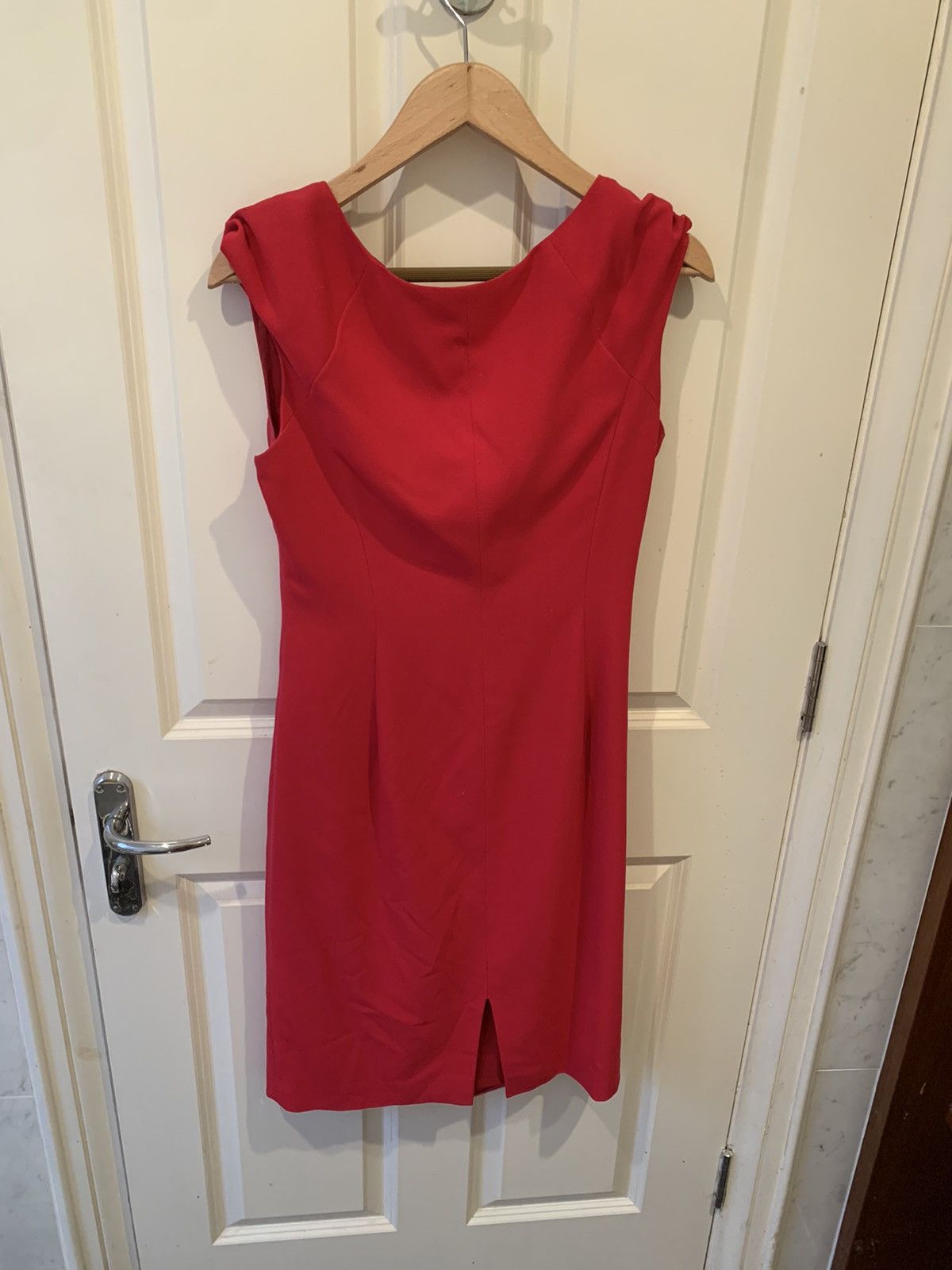 LK Bennett LK Bennett Red Mid-Length Dress Size L / US 10 / IT 46 - 1 Thumbnail