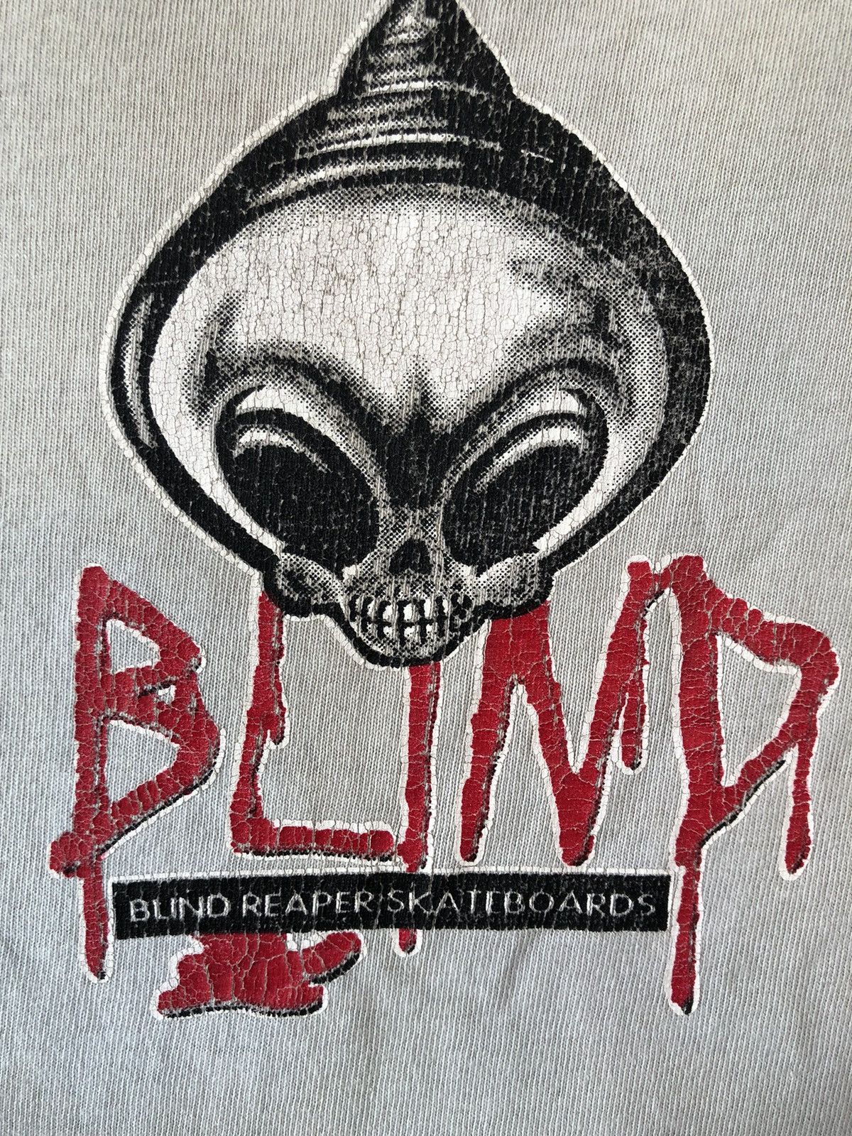 Other Vintage BLIND Reaper Skateboard Distressed Tee Size US XL / EU 56 / 4 - 6 Thumbnail