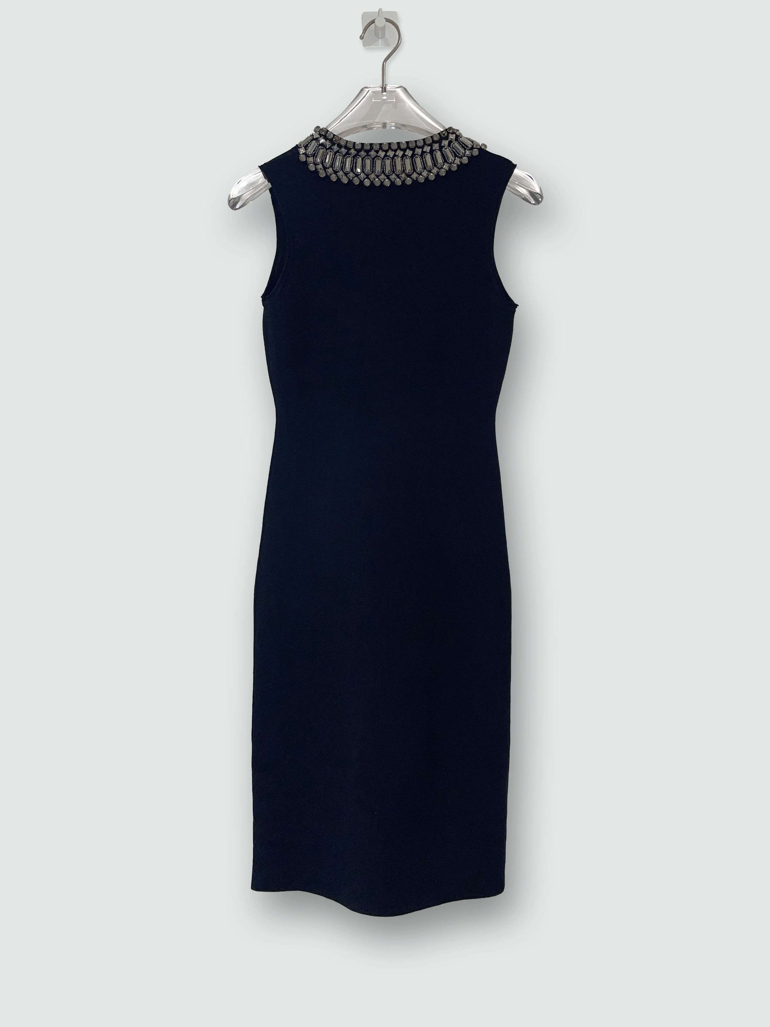Givenchy Black Sleeveless Embellished Cocktail Dress | Size XSmall Size XS / US 0-2 / IT 36-38 - 2 Thumbnail