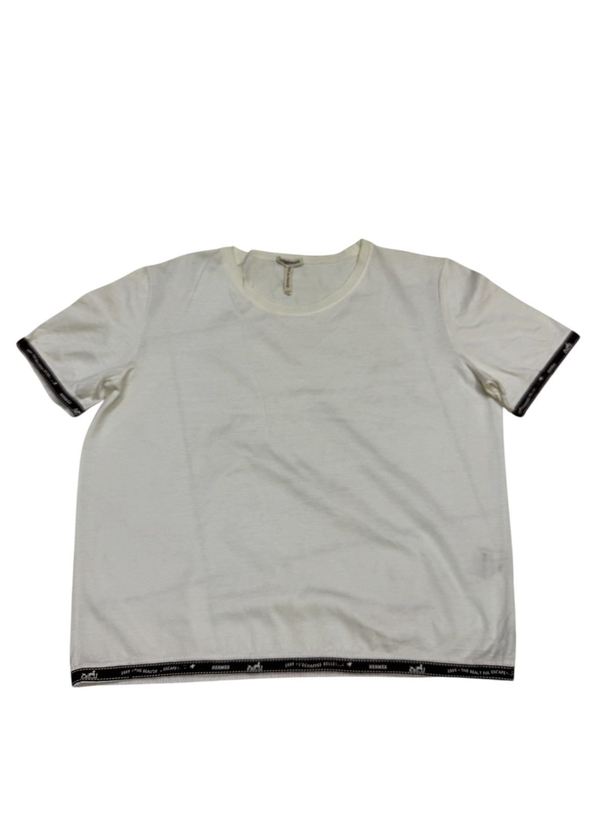 Hermes Vintage Hermès 2009 "L'Échappée Belle" tshirt Size L / US 10 / IT 46 - 3 Thumbnail
