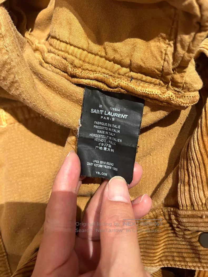 Saint Laurent Paris Saint Laurent Paris Caramel corduroy slim-fit pants i Size US 30 / EU 46 - 7 Thumbnail