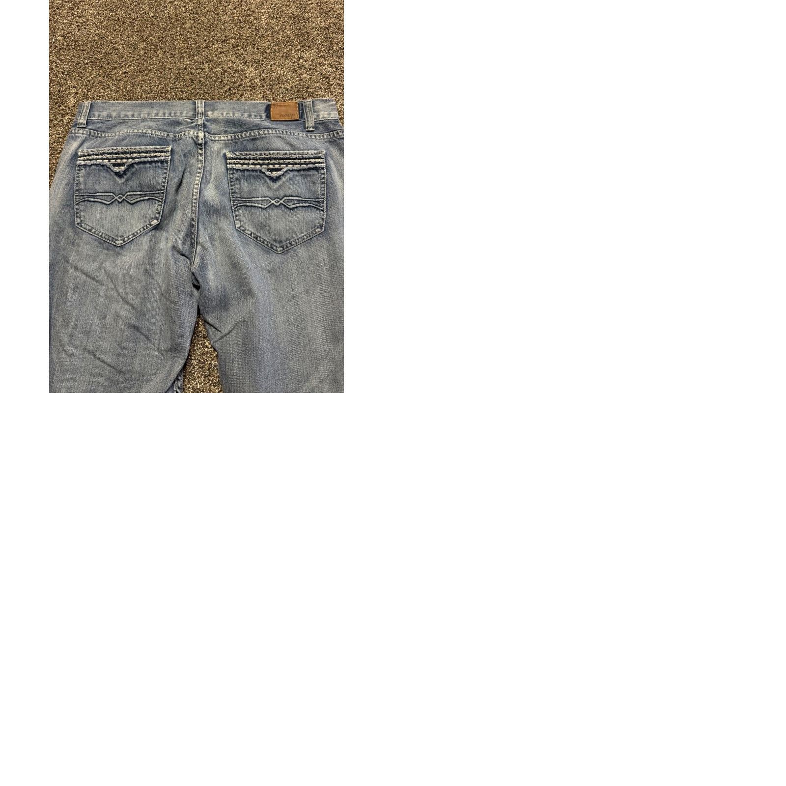 Denime Flypaper Jeans Main Selling Point Flypaper Jeans Straight Men 38 Blue Denim 38X32 Thick Stitch Vintage No Size US 38 / EU 54 - 9 Thumbnail