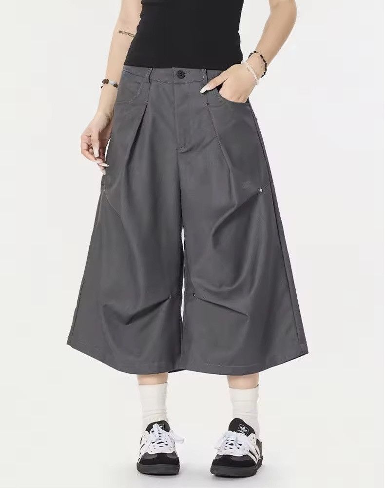 Japanese Brand Wide Leg Seven Quarter Pant Size US 28 / EU 44 - 2 Thumbnail