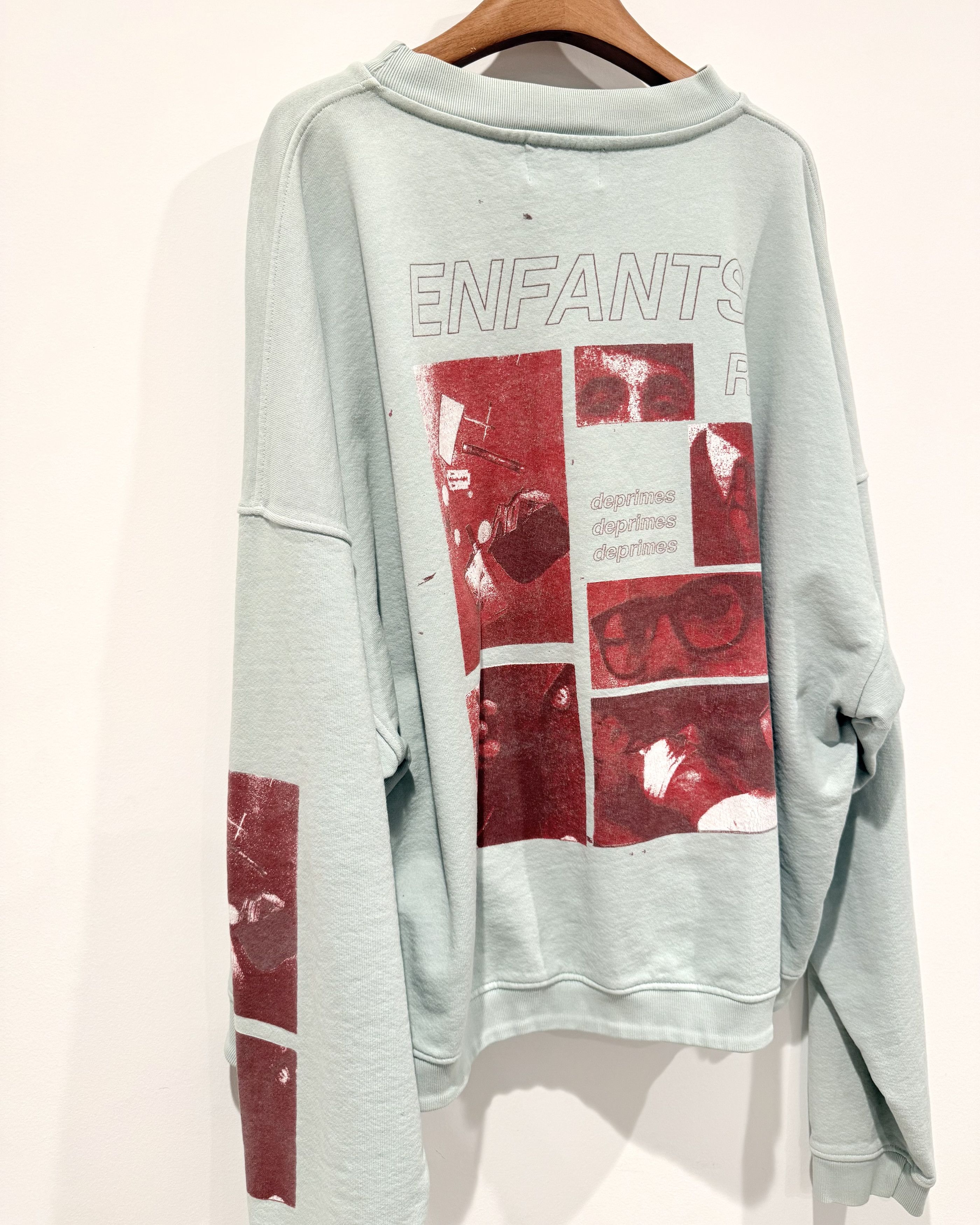 Enfants Riches Deprimes Enfants Riches Deprimes Eyes college Crewneck Sweatshirt Size US XL / EU 56 / 4 - 5 Thumbnail