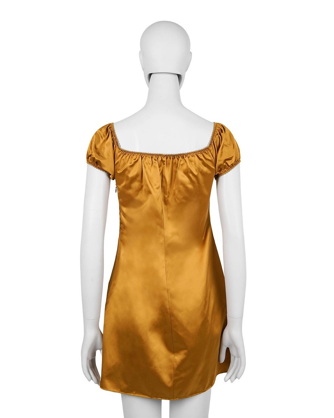 Miu Miu Miu Miu S/S1998 Runway Satin Doll Dress Size S / US 4 / IT 40 - 5 Thumbnail