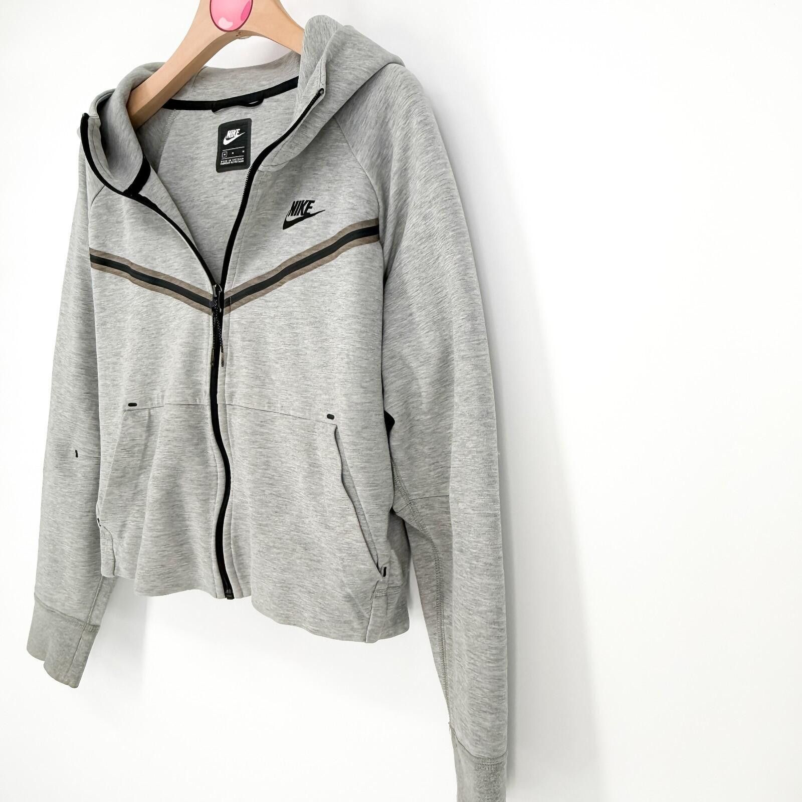 Nike Nike Athletic Full Zip Hooded Fleece Hoodie Athletic Women M Size M / US 6-8 / IT 42-44 - 3 Thumbnail