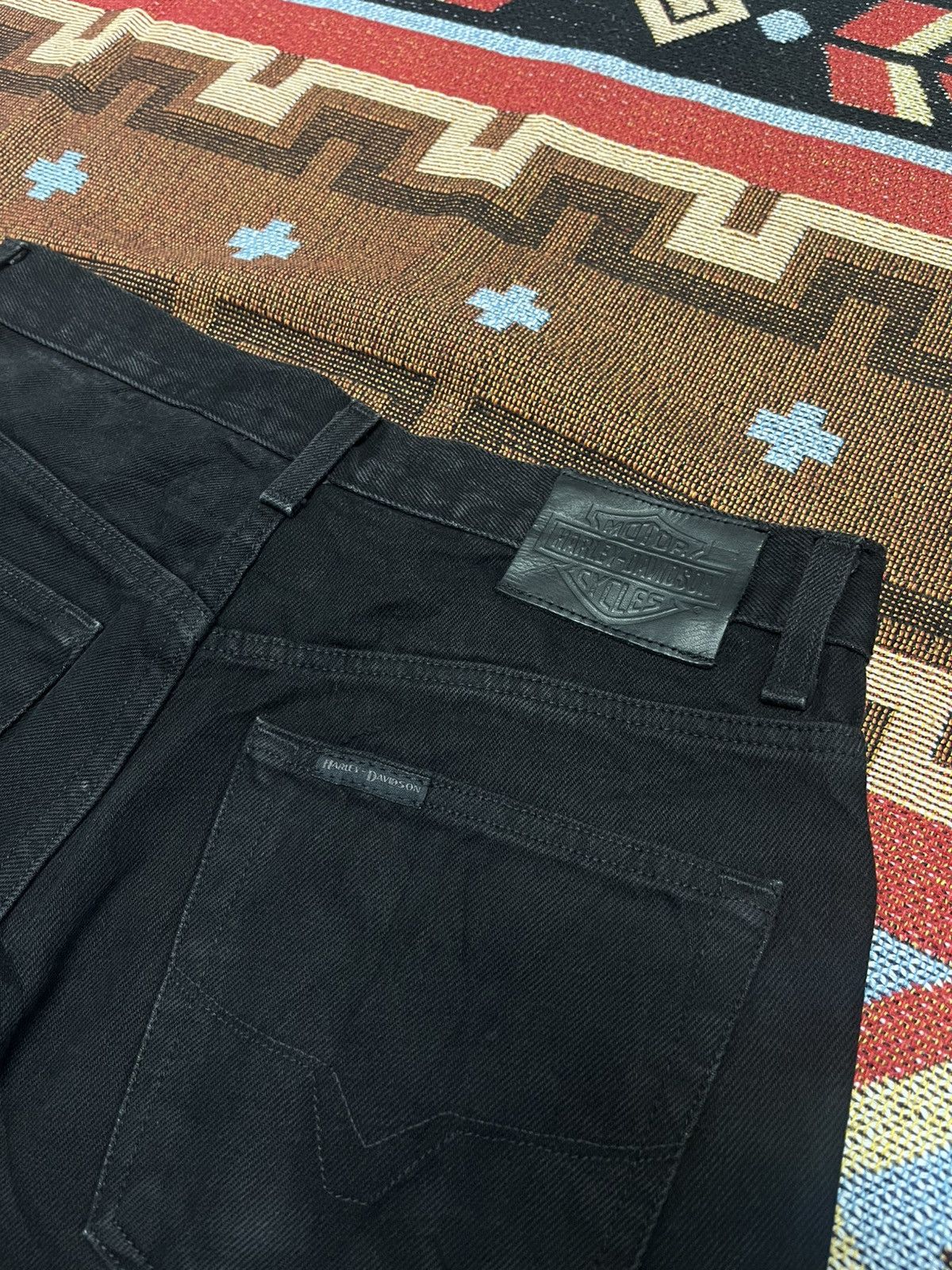 Harley Davidson 💀Harley Davidson Motor Cycles Jeans💀 Size US 32 / EU 48 - 12 Thumbnail