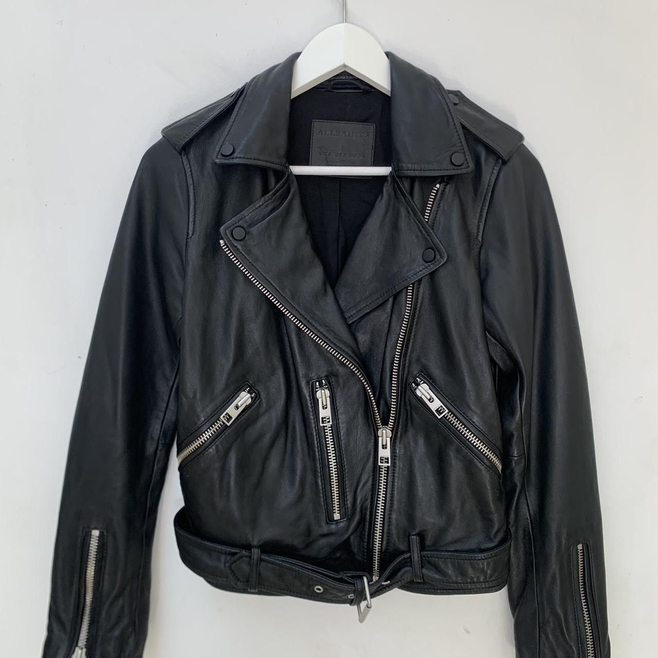 Allsaints Black AllSaints leather jacket Size XS / US 0-2 / IT 36-38 - 2 Thumbnail