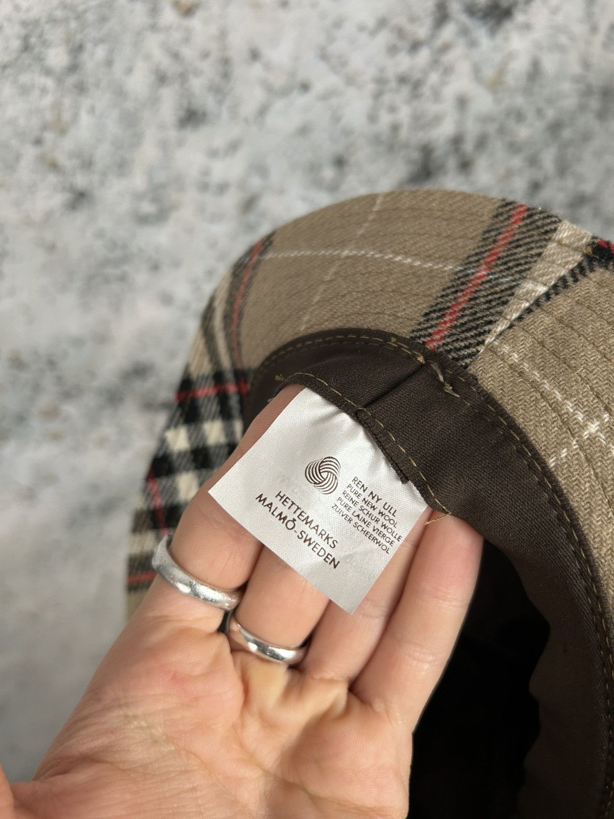 Vintage Vintage Checkered Outdoor Hunting Wool Hat 90s Sweden Size ONE SIZE - 6 Thumbnail