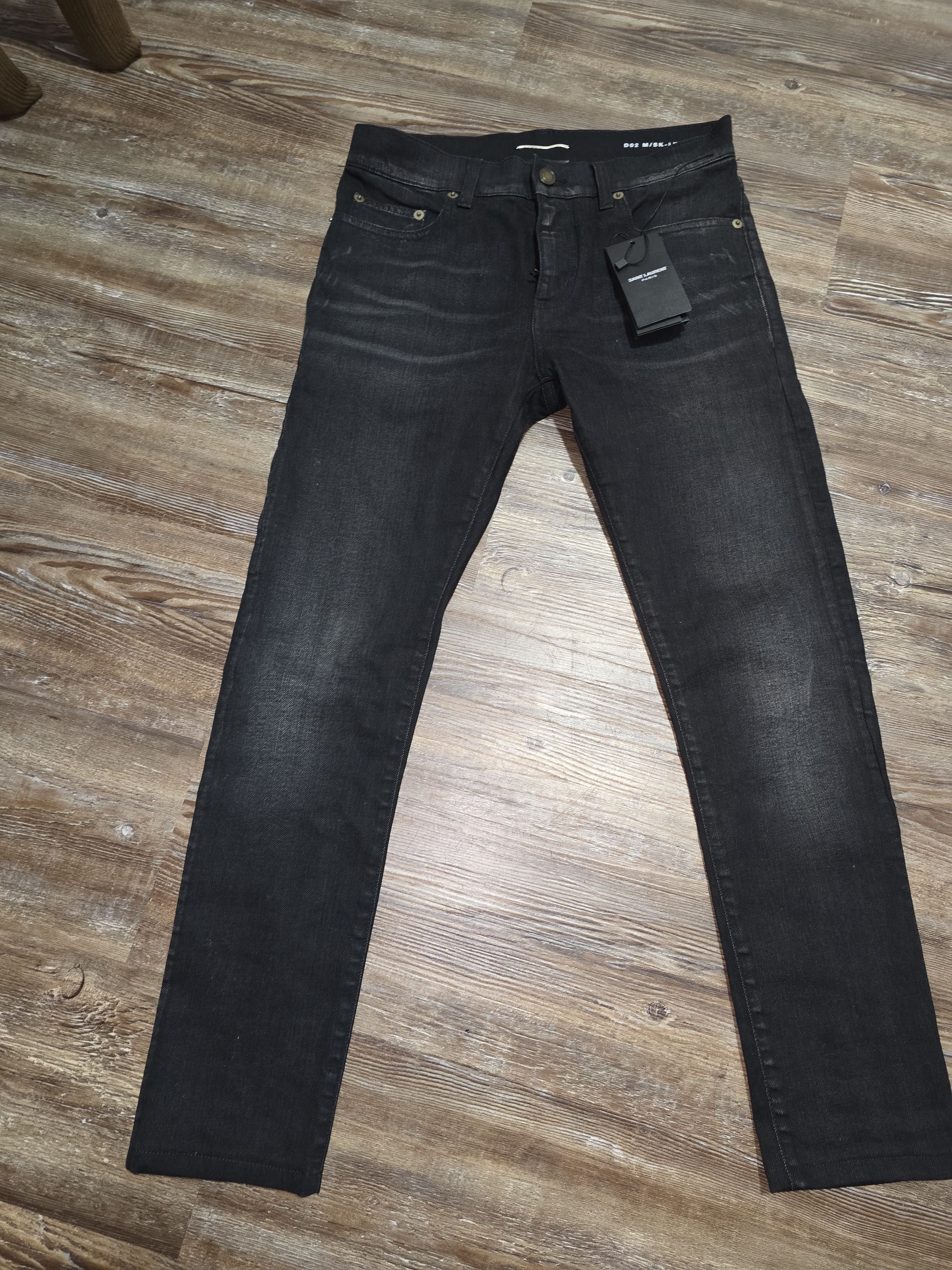 image of Saint Laurent Paris D02 - Hedi Era in Black, Men's (Size 27)