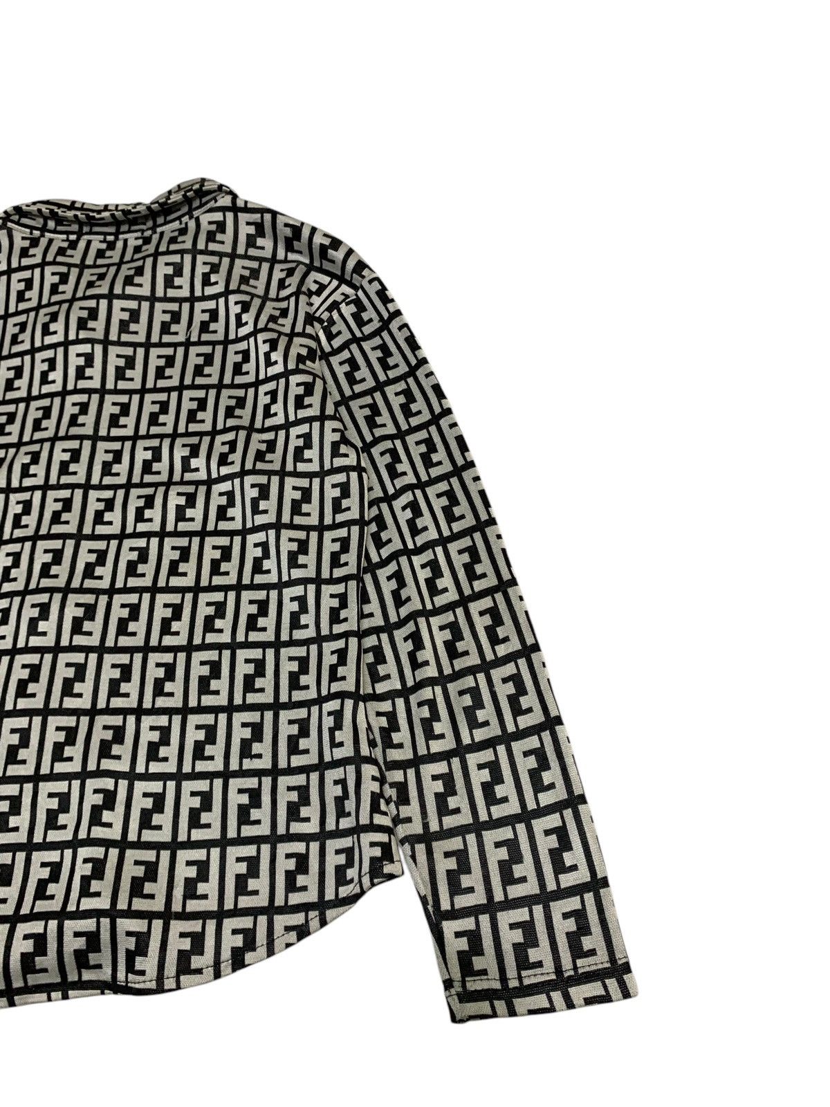 Fendi 🔥VTG FENDI ZUCCA MONOGRAM SHIRTS (BUTTON UP) Size M / US 6-8 / IT 42-44 - 6 Thumbnail