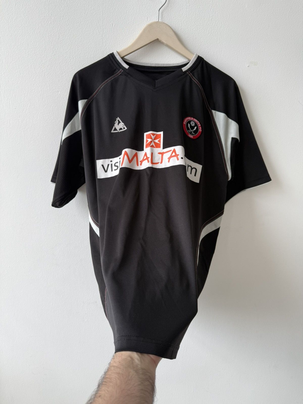 Le Coq Sportif × Vintage Le Coq Sportif Sheffield United 2008/2009 Away Jersey Size US L / EU 52-54 / 3 - 3 Thumbnail