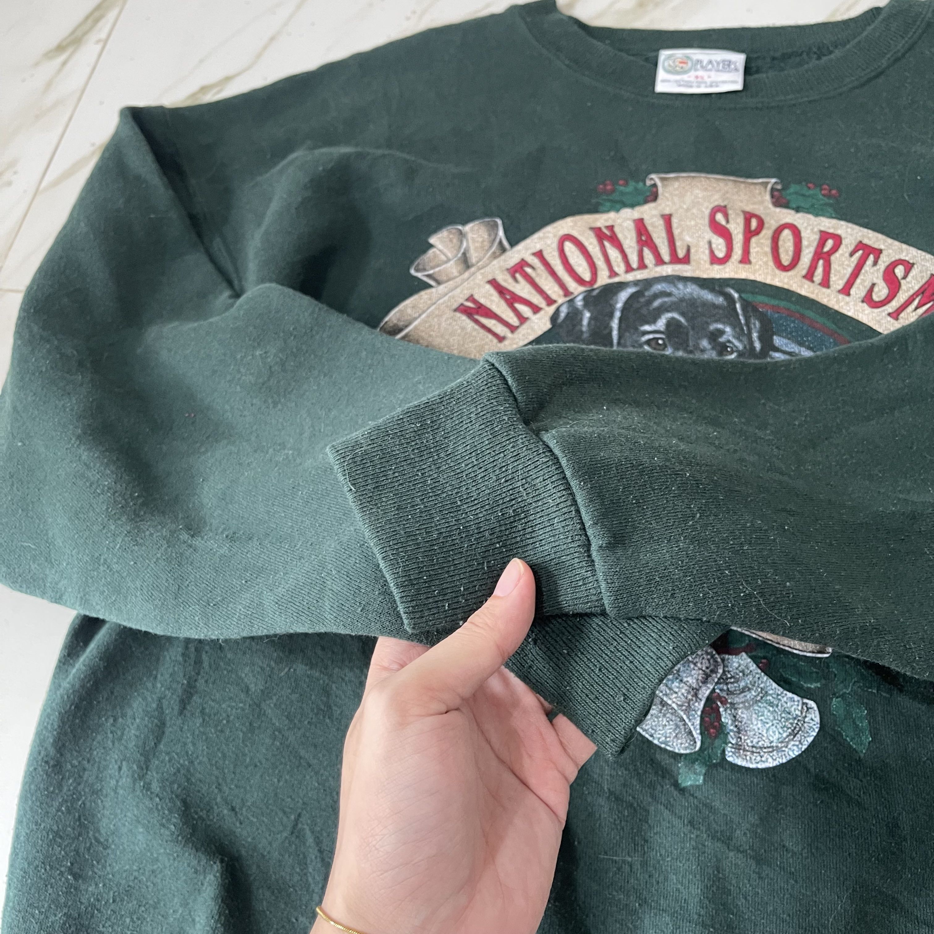 Vintage Vintage 90s Black Lab Sweatshirt Size US L / EU 52-54 / 3 - 4 Thumbnail