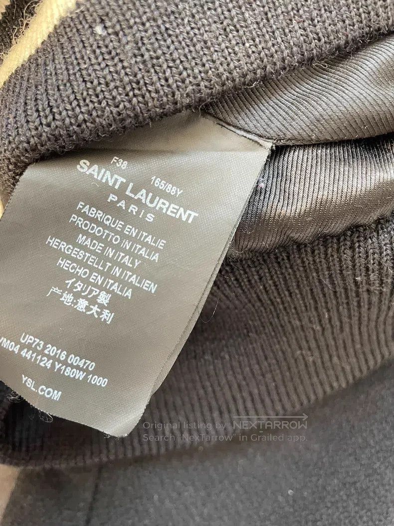 Saint Laurent Paris Saint Laurent Paris Zebra print patchwork woolen baseball Size XS / US 0-2 / IT 36-38 - 5 Thumbnail