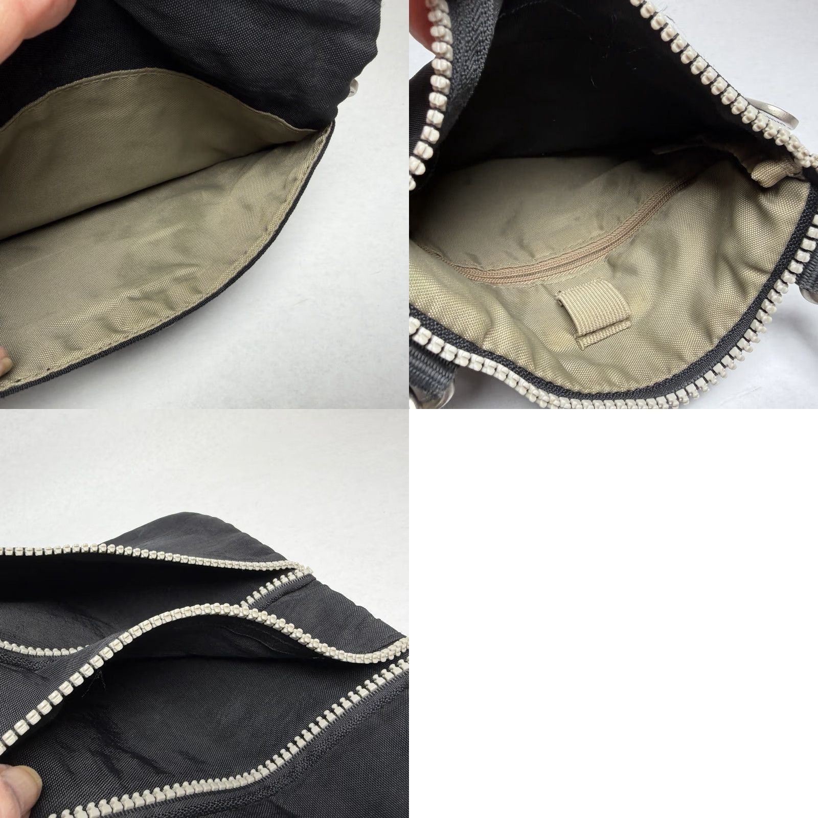 Vintage Baggallini Purse Crossbody Nylon Side Zipper Organizer Adjustable Strap Black Small Women Size ONE SIZE - 8 Thumbnail