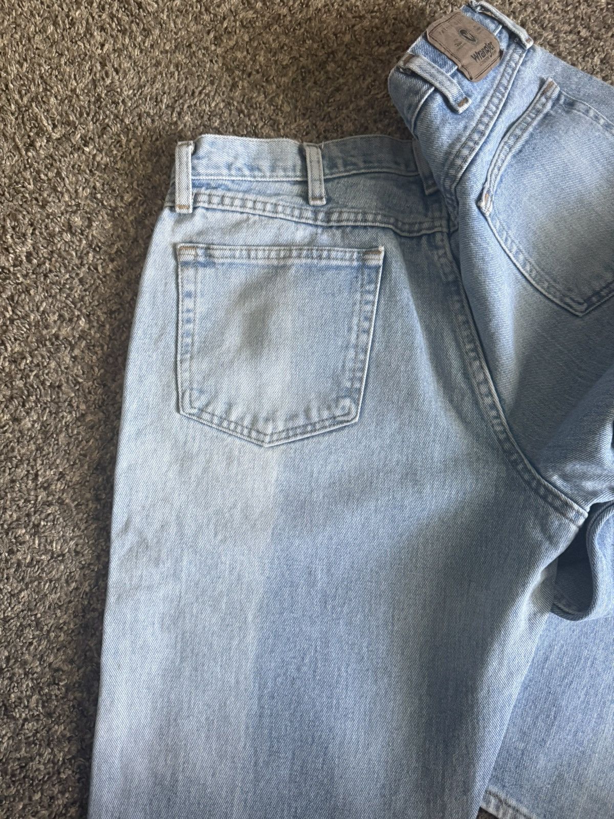 Vintage × Wrangler Wrangler denim faded Size US 36 / EU 52 - 3 Thumbnail