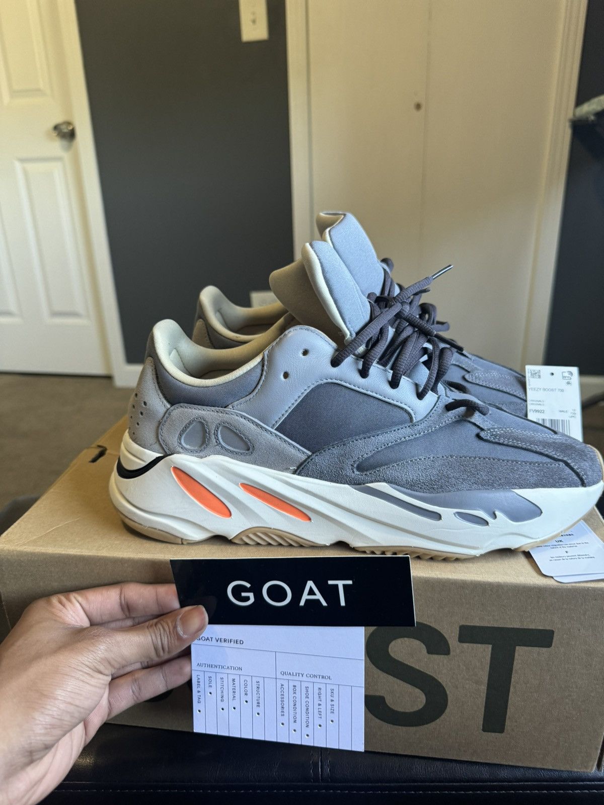 Adidas Kanye West Yeezy Season Yeezy Adidas Boost 700 Magnet Grailed