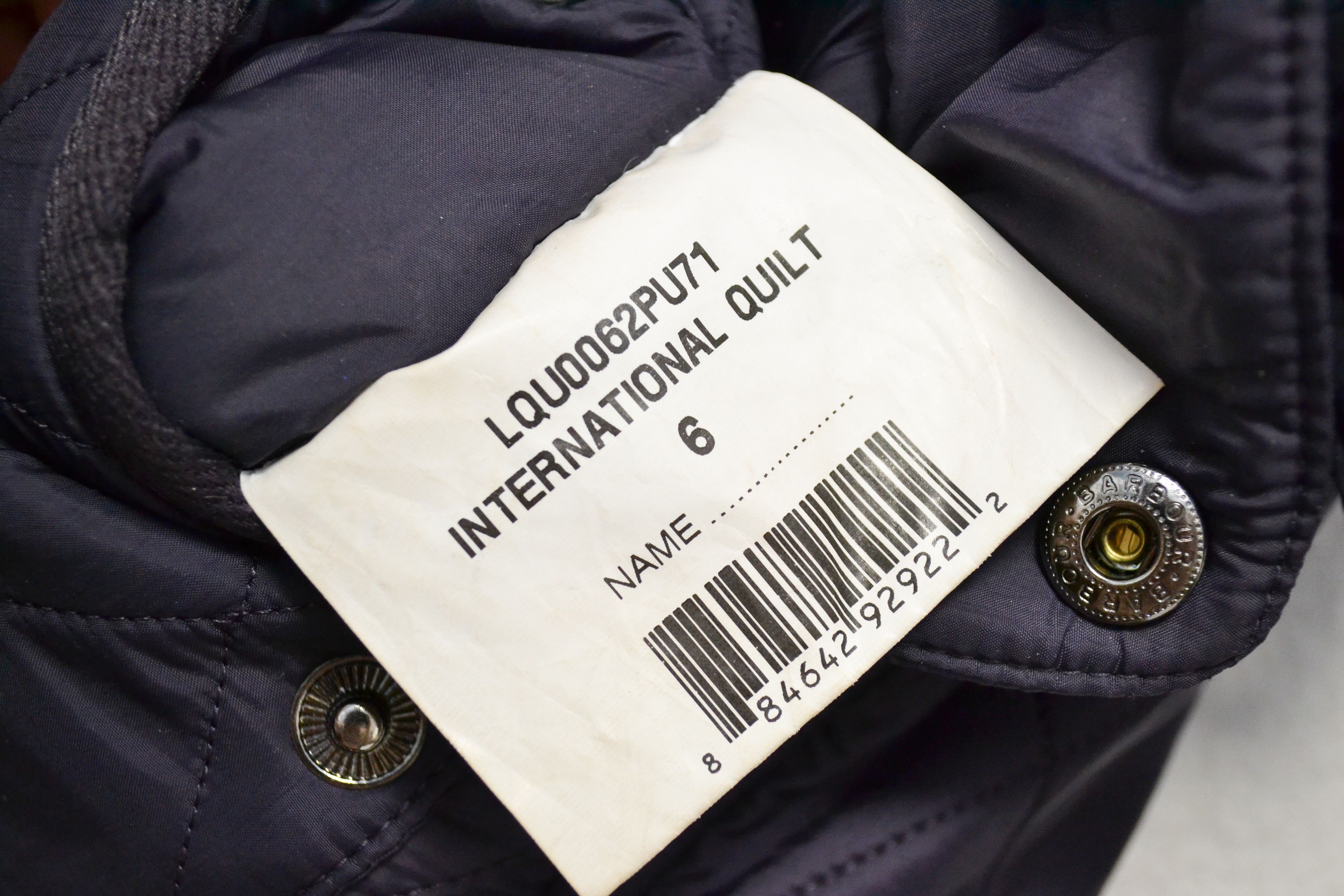 Barbour Barbour International Quilted Women’s Purple Belted Jacket Size XS / US 0-2 / IT 36-38 - 5 Thumbnail