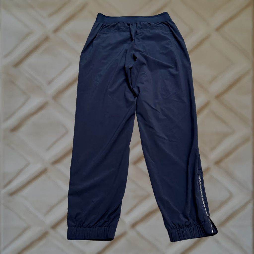 Athleta VINTAGE Athleta Ankle Zip Jogger Pants Womens 0 Navy Blue Lightweight Stretch Activewear Size 25" / US 0 / IT 36 - 1 Thumbnail