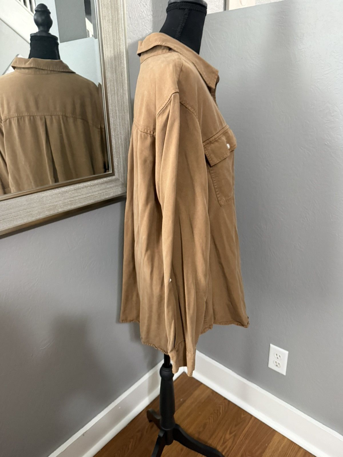 L.L. Bean LL Bean Tyncell Burton Down Shirt Brown Size 2X. Size US XXL / EU 58 / 5 - 4 Thumbnail