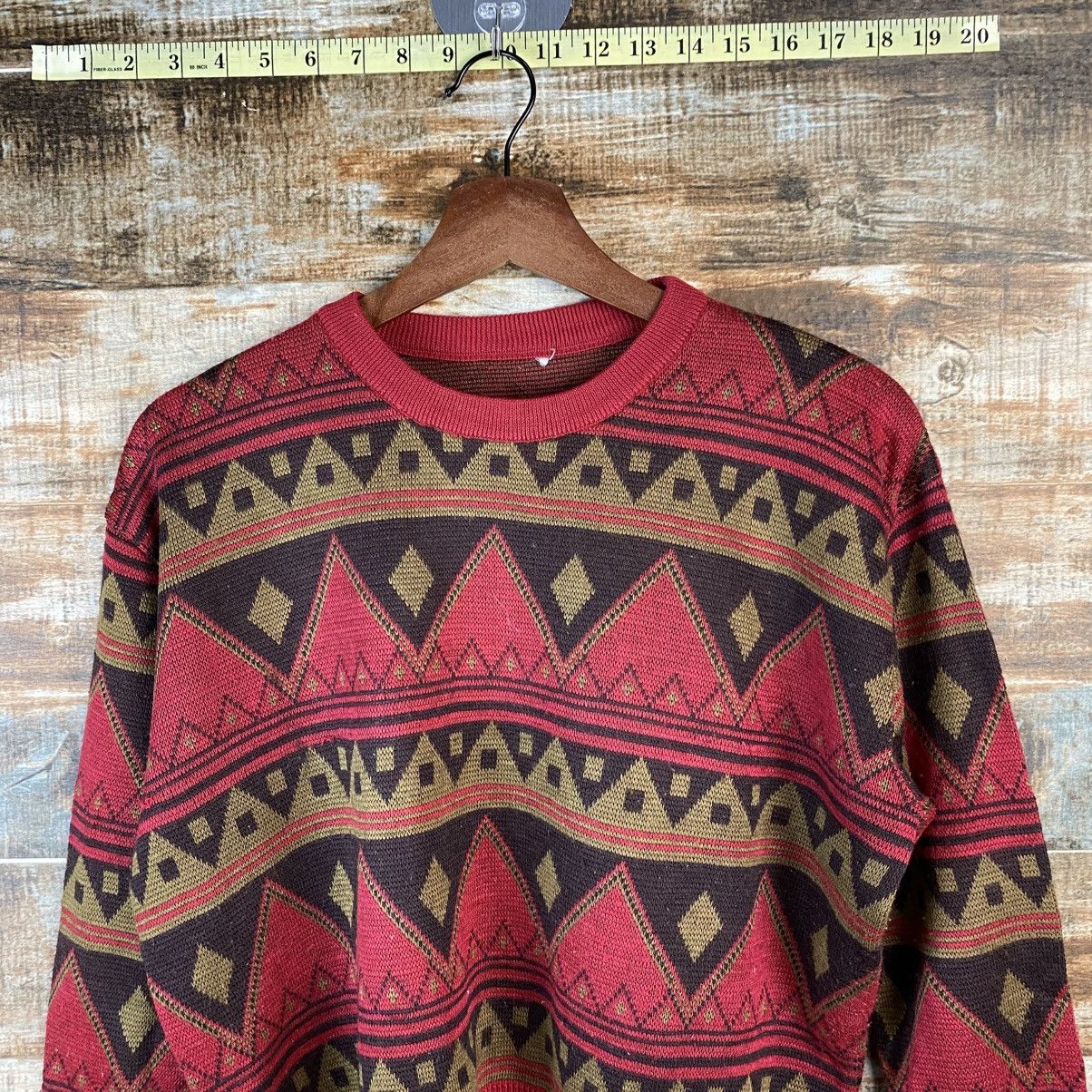 Homespun Knitwear × Japanese Brand DL Japanese Brand art vintage Red Knitwear #C820 Size S / US 4 / IT 40 - 2 Thumbnail