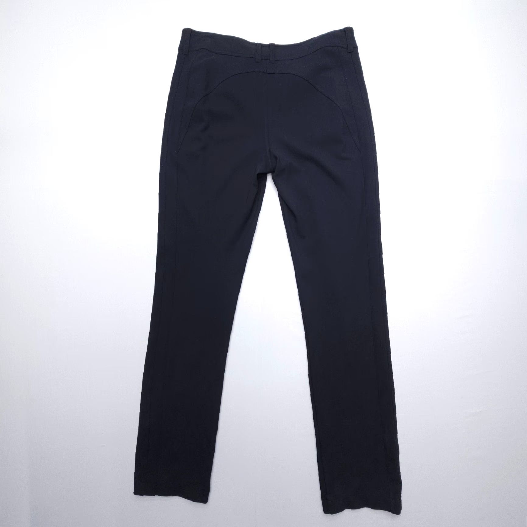 Vintage Title Nine Active Stretch Ponte Pants Womens 12 Black Hiking Walking Golf Travel Pants Mens Womens? Size 34" / US 12 / IT 48 - 2 Thumbnail