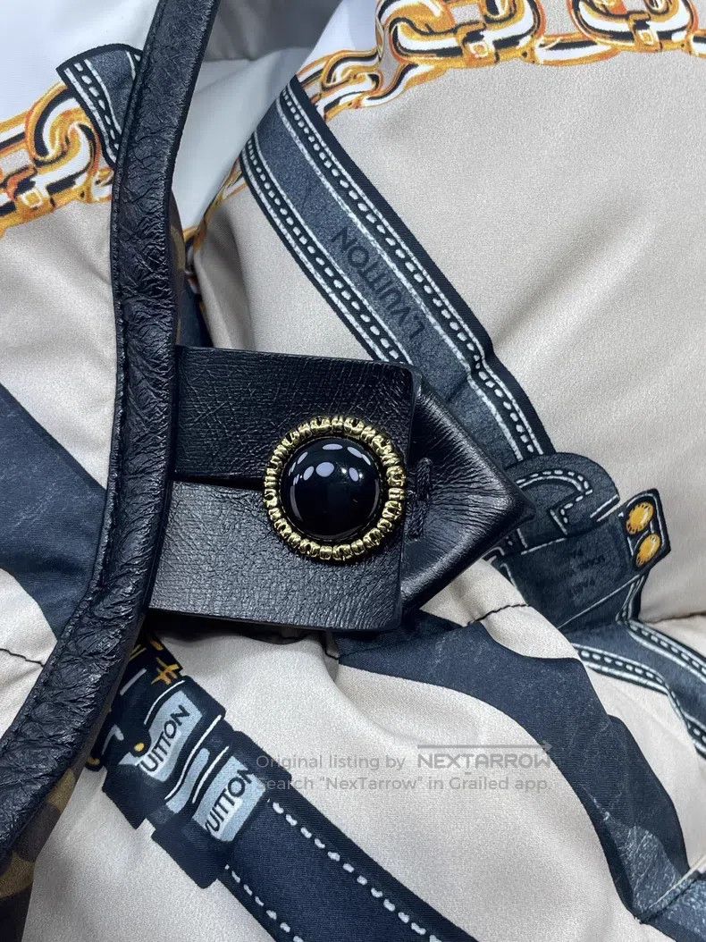 Louis Vuitton Louis Vuitton Chain-lined presbyopic patchwork down jacket Size XS / US 0-2 / IT 36-38 - 6 Thumbnail