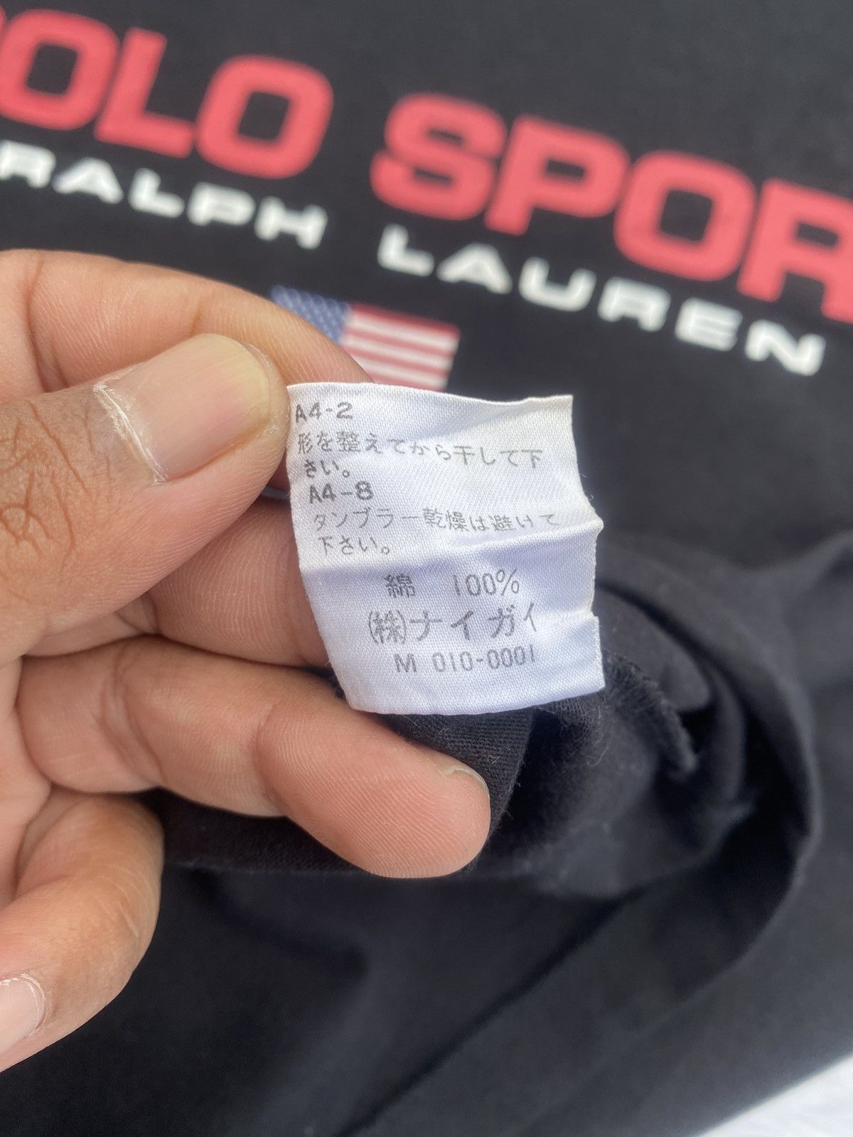 Polo Ralph Lauren Rare Vintage Polo Sport Ralph Lauren Spellout Tshirt Size US L / EU 52-54 / 3 - 11 Thumbnail
