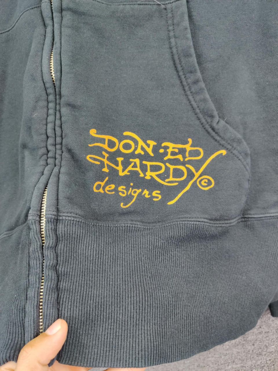 Ed Hardy Ed Hardy Christian Audigier Love Kills Sweater Jacket Size US L / EU 52-54 / 3 - 7 Thumbnail