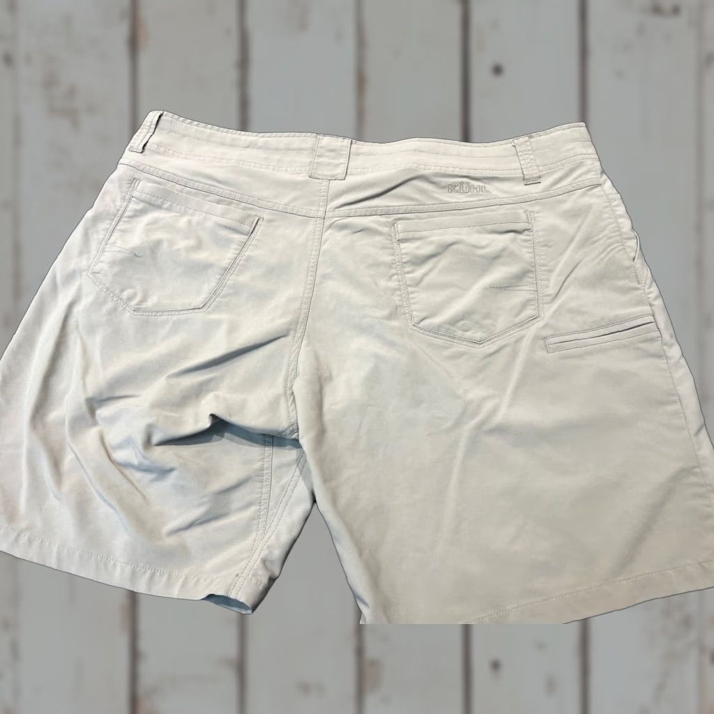 Vintage Kuhl Shorts Mens 40 Beige Ripstop Chino Hiking Outdoor Casual Pockets 11 Inseam Mens Size US 40 / EU 56 - 1 Thumbnail