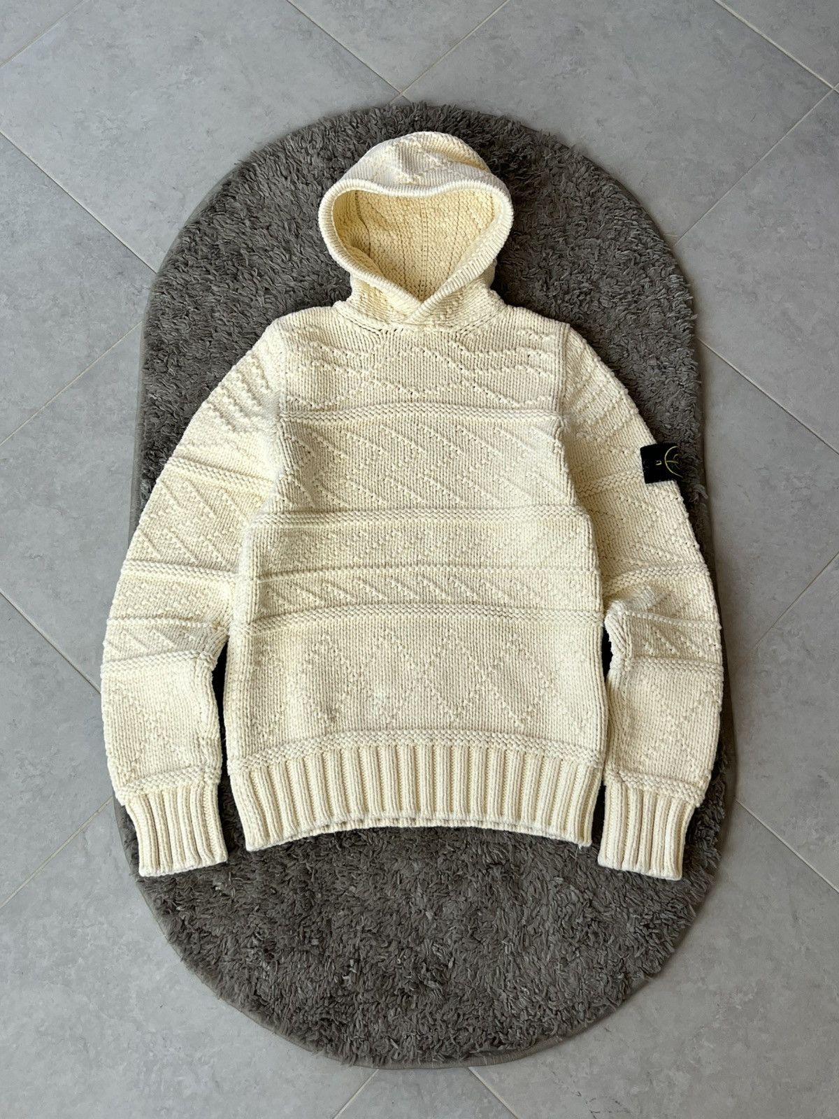 Stone Island Vintage Knitwear Stone Island Hoodie MADE IN ITALY Size US M / EU 48-50 / 2 - 1 Thumbnail