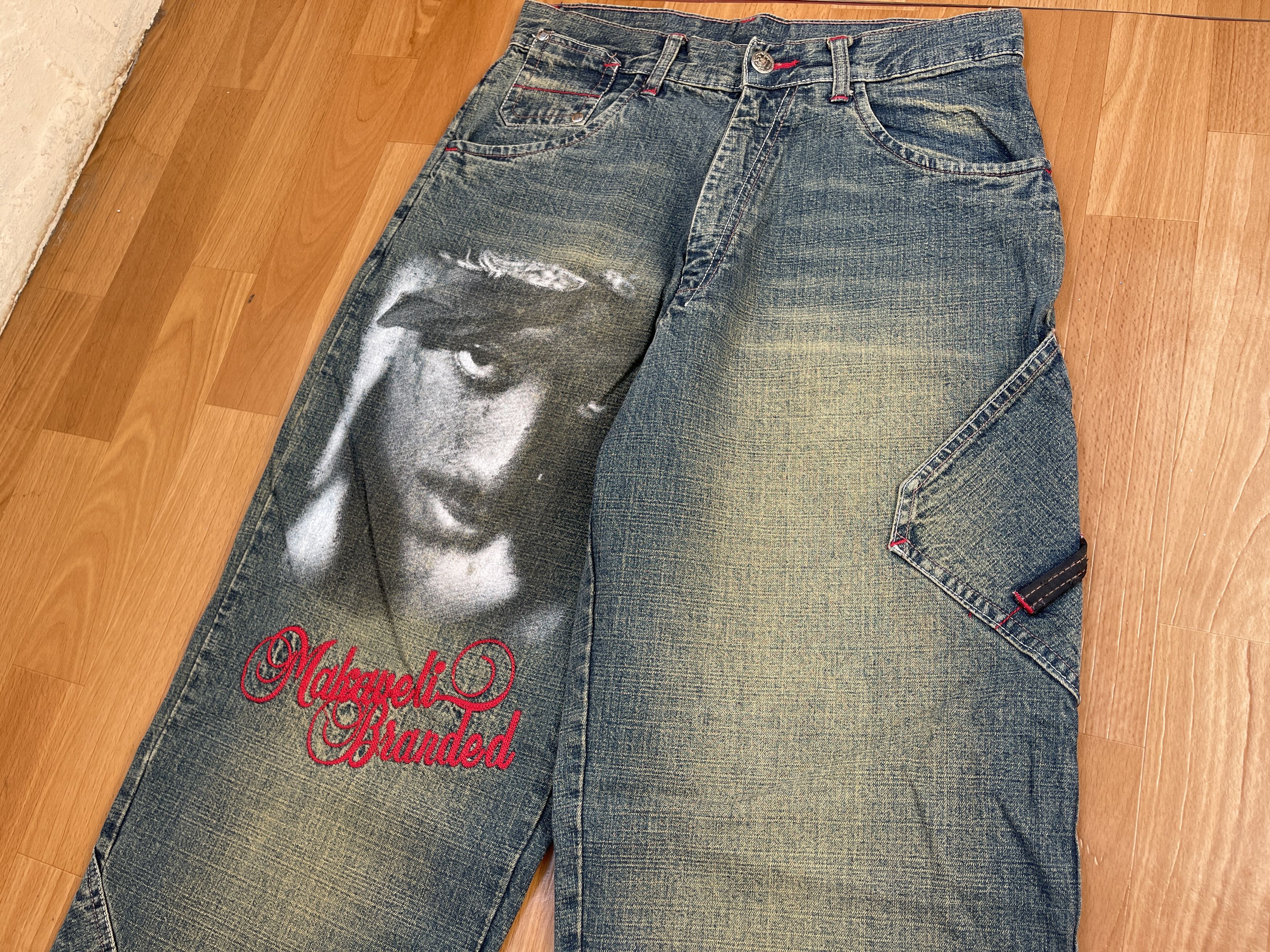 Makaveli MAKAVELI BRANDED jeans, 2Pac, Tupac vintage baggy hip hop 30 Size US 30 / EU 46 - 5 Thumbnail