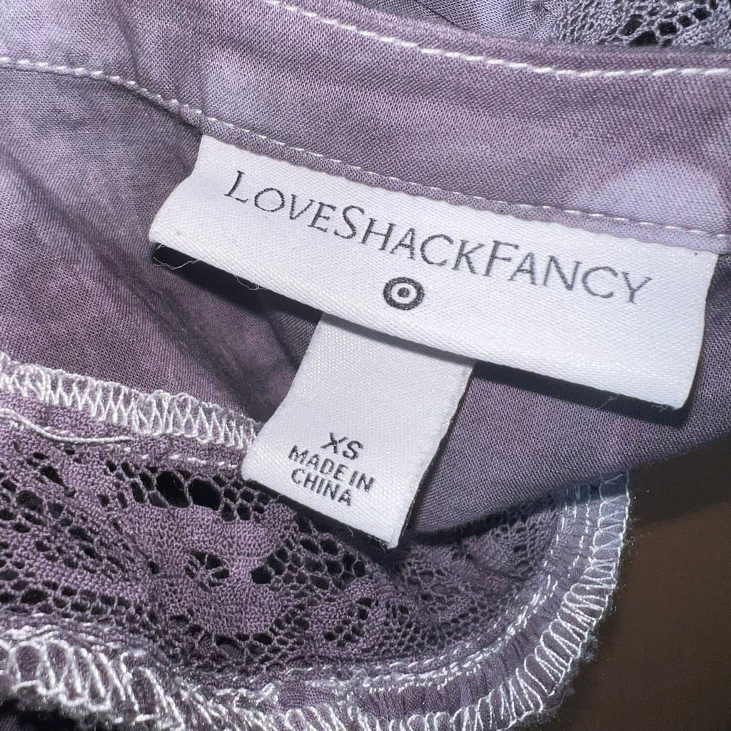 LoveShackFancy LoveShackFancy x Target, Charcoal Unique Tie Dyed Penelope D Size XS / US 0-2 / IT 36-38 - 7 Thumbnail