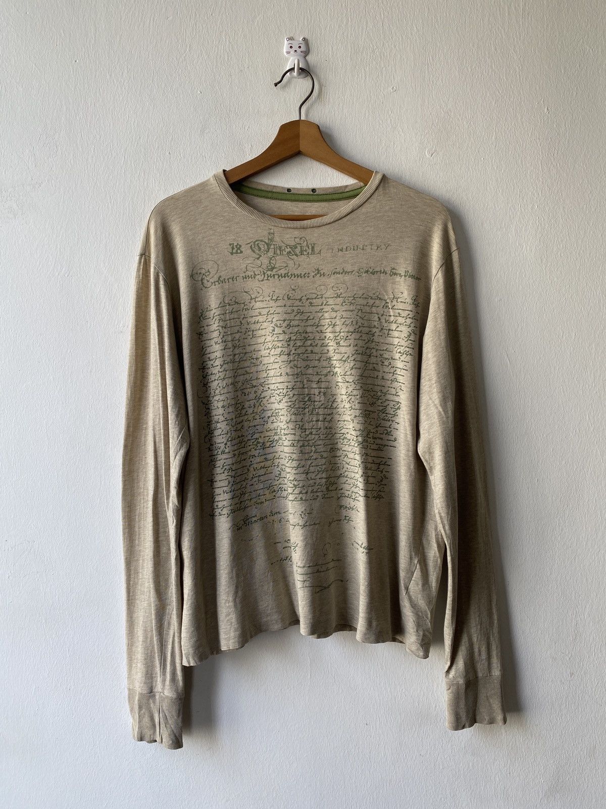 Diesel × If Six Was Nine × Tornado Mart Diesel Industry Poem Design Long Sleeve Size US L / EU 52-54 / 3 - 3 Thumbnail