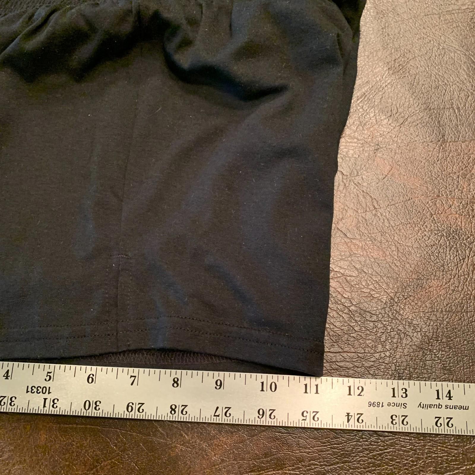 Designer Vintage Teamwork Athletic Apparel Mens Shorts Blk Sz S (352) Size US 30 / EU 46 - 7 Thumbnail