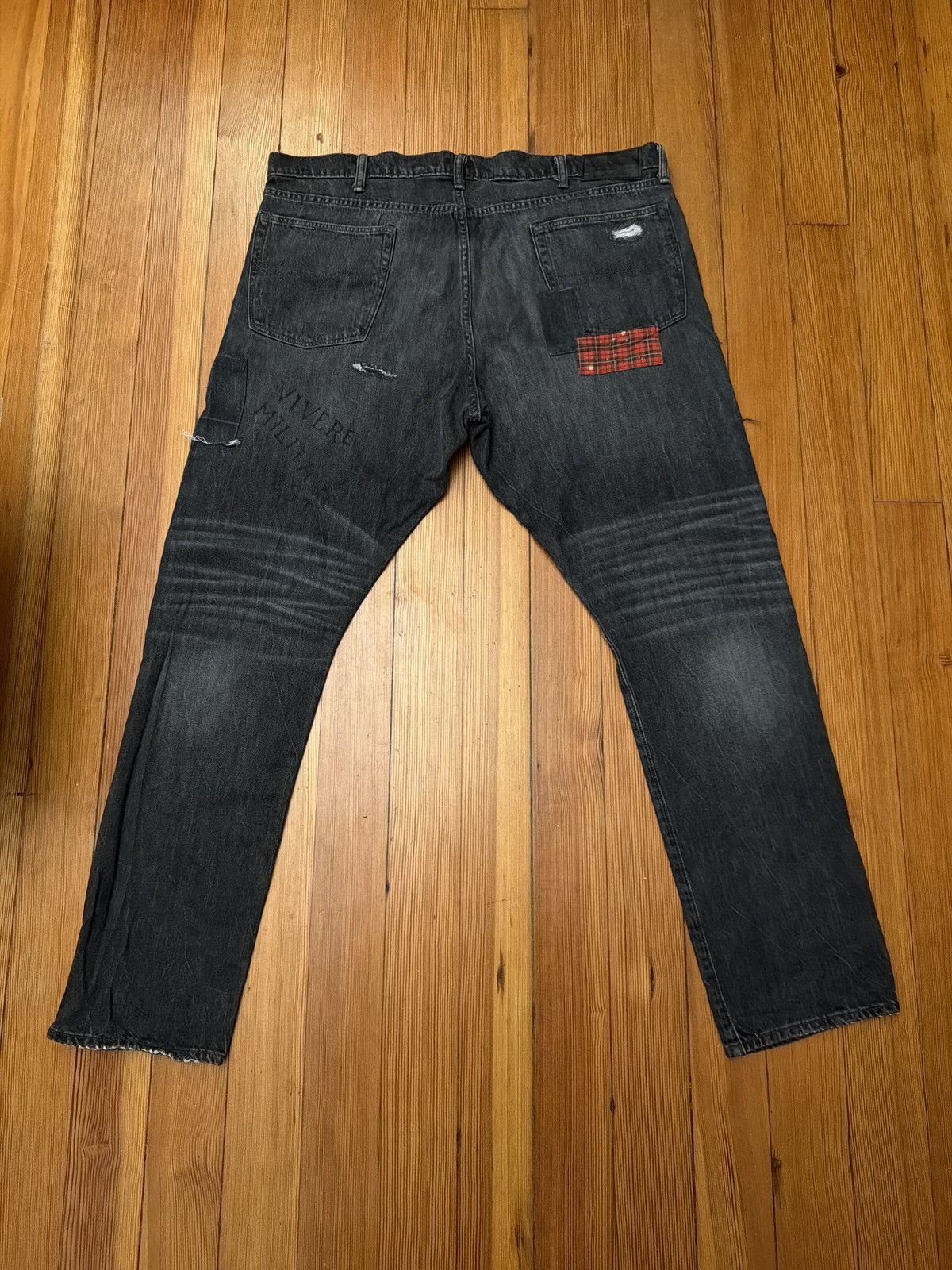 Polo Ralph Lauren *rare* Polo Ralph Lauren patchwork varick denim jeans Size US 40 / EU 56 - 3 Thumbnail
