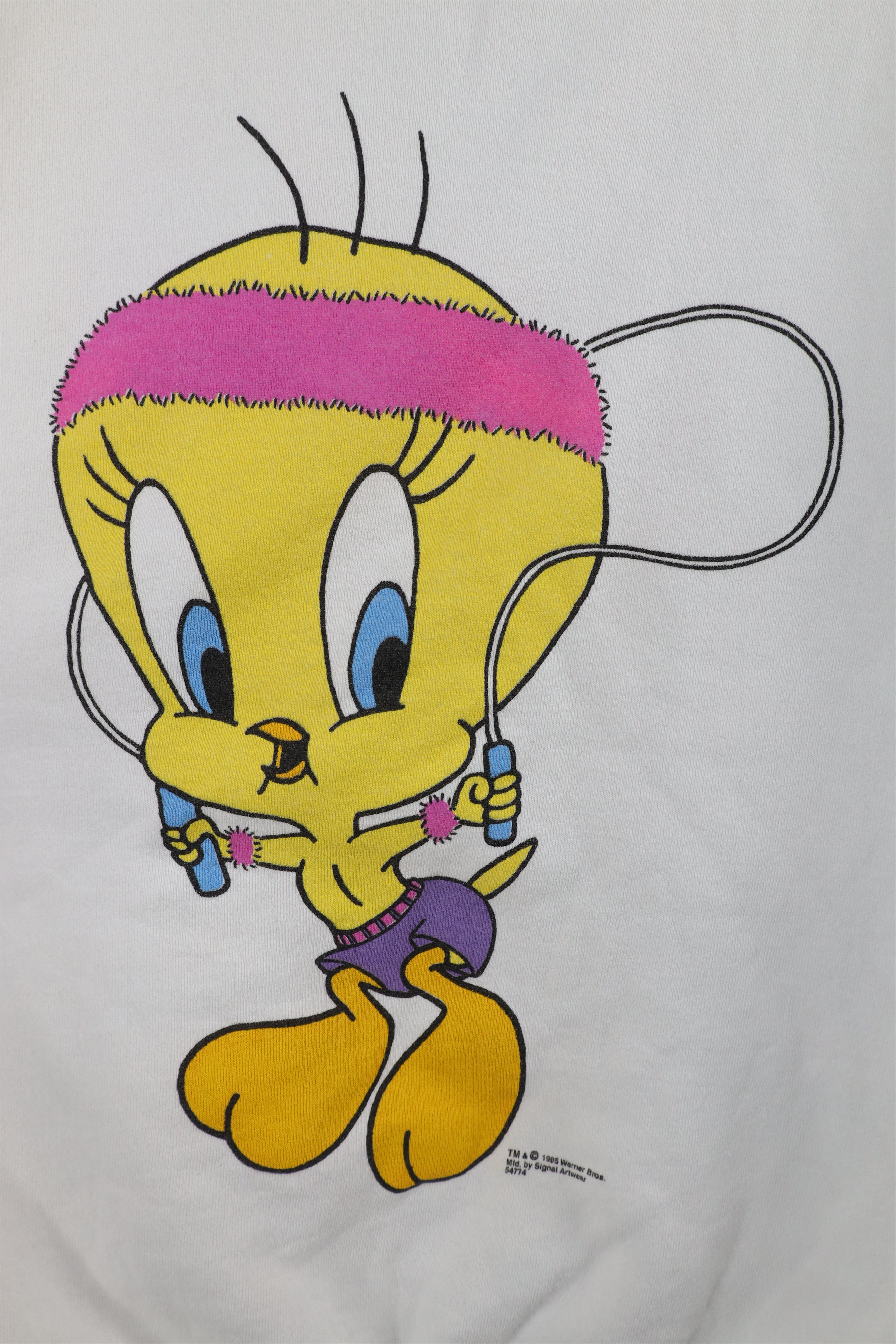 Vintage Vintage 90s Looney Tunes Tweety Bird Crewneck Sweatshirt USA Size XL / US 12-14 / IT 48-50 - 4 Thumbnail