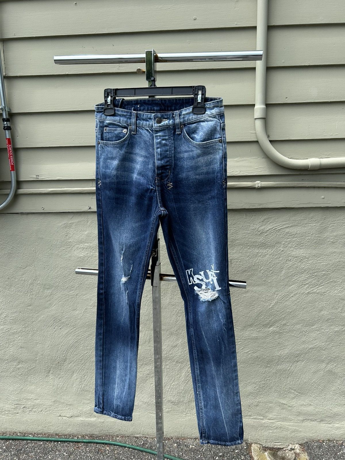 Ksubi Ksubi vertigo dark wash blue jeans Size US 30 / EU 46 - 1 Thumbnail
