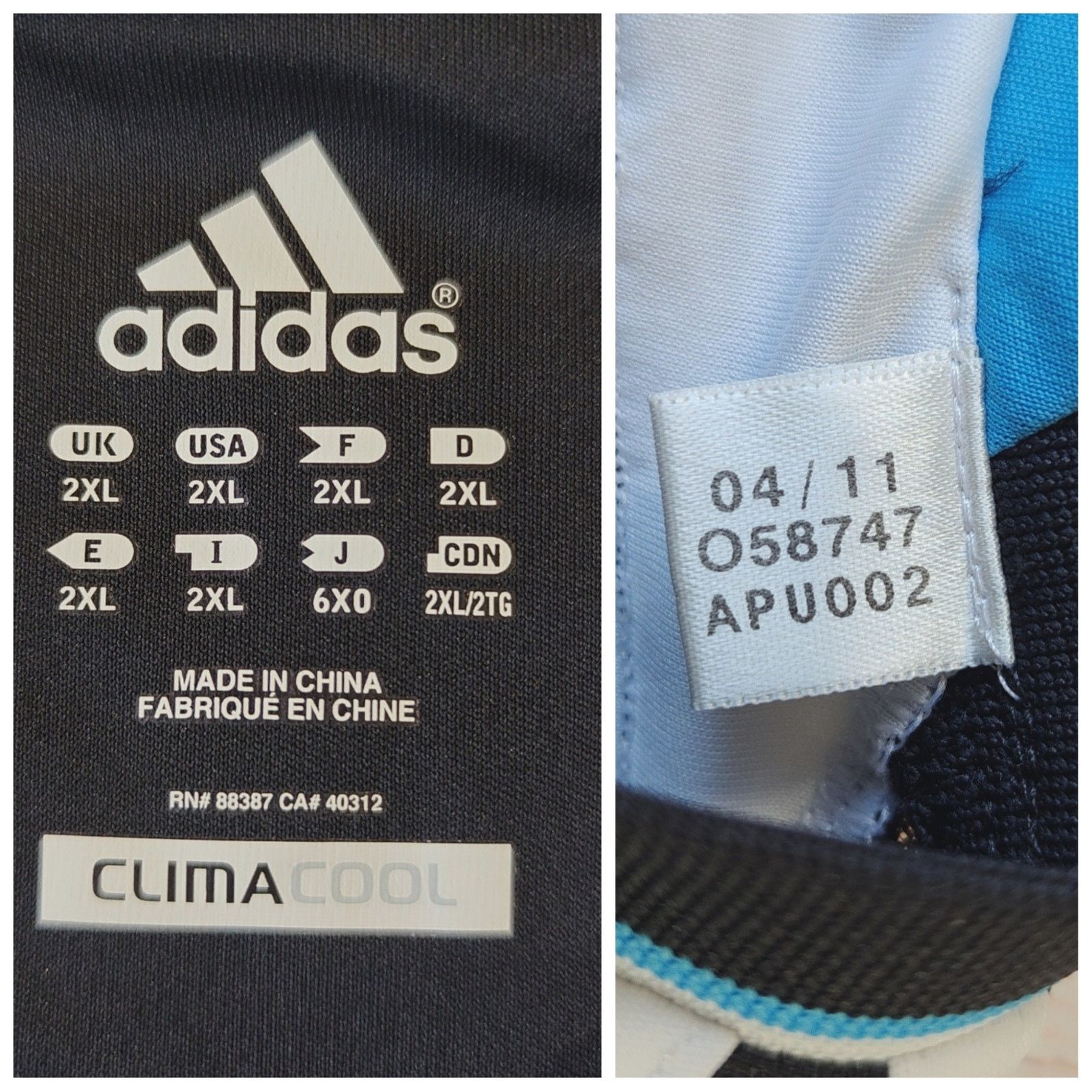 Adidas Chelsea Away 2011-2012 Football #15 Malouda Jersey sz 2XL Size US XXL / EU 58 / 5 - 10 Thumbnail