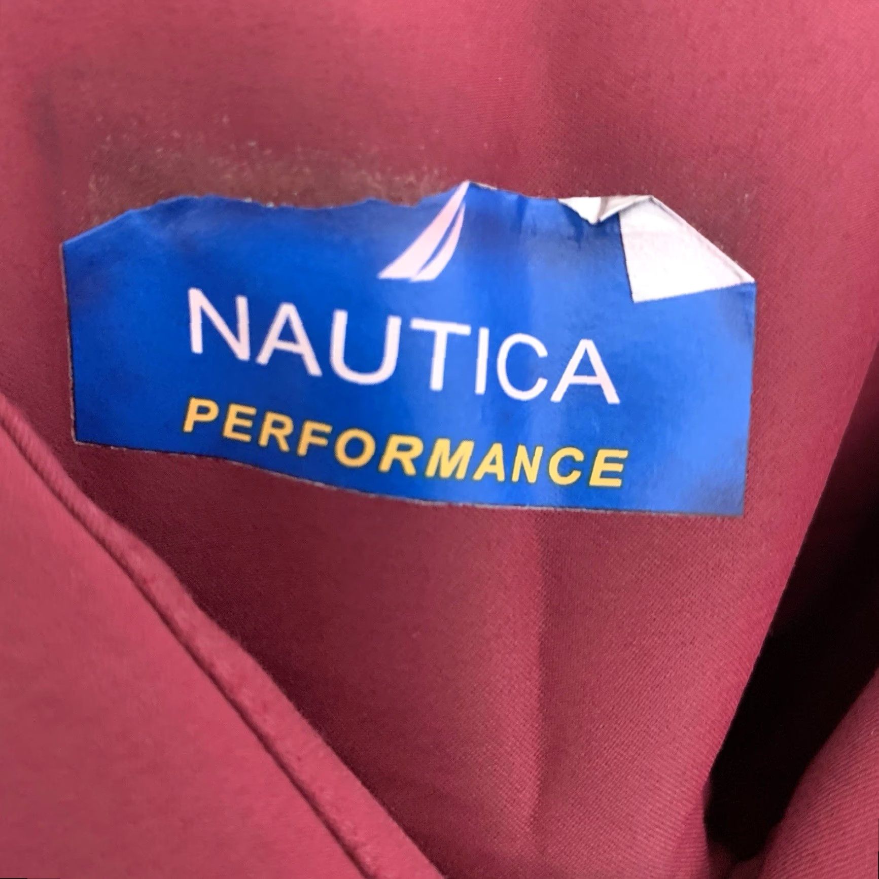 Nautica Nautica Performance Shirt Mens L Regular Burgundy Spread Collar 16 34/35 Dress Shirt Size US L / EU 52-54 / 3 - 2 Thumbnail