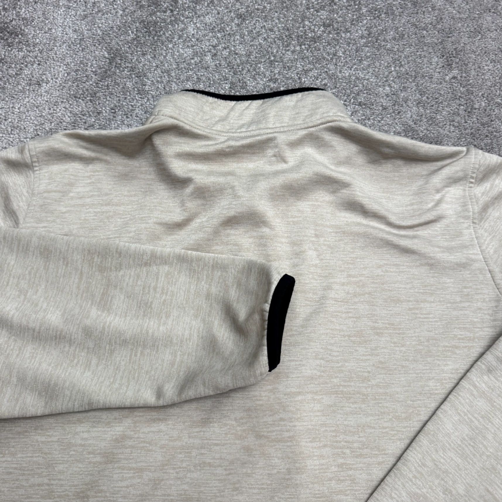 Under Armour Under Armour ColdGear Sweatshirt 1/4 Zip Pullover Mens XXL Beige Active Under Armour ColdGear Size US XXL / EU 58 / 5 - 5 Thumbnail