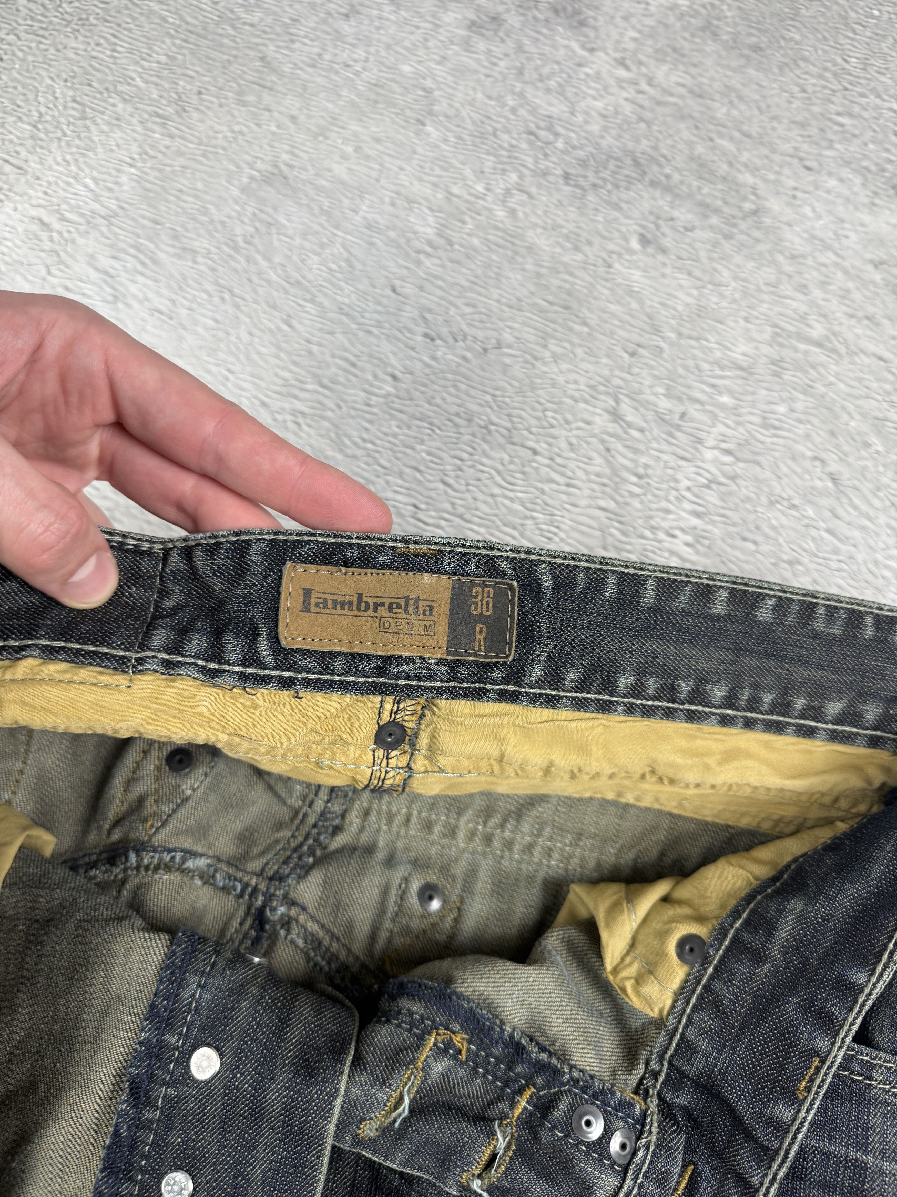 JNCO Lambretta Jeans Vintage Easy Fit Straight Leg Streetwear Size US 38 / EU 54 - 10 Thumbnail