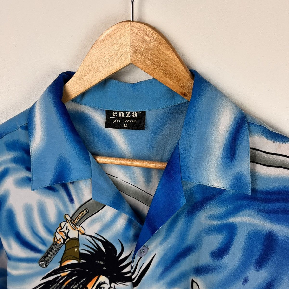 Anime Anime shirt Samurai Champ Lu 90s manga y2k Rap Size US M / EU 48-50 / 2 - 4 Thumbnail
