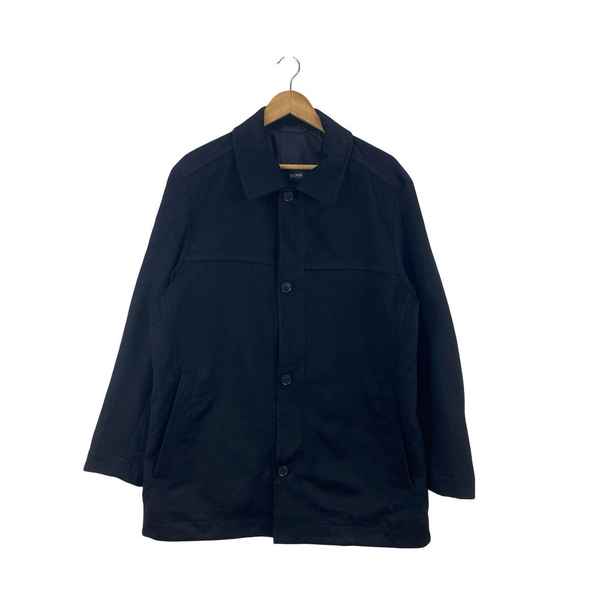 Hugo Boss Vintage HUGO BOSS COLOMBO Colombo Button Up Coat Jacket Size US XXL / EU 58 / 5 - 4 Thumbnail