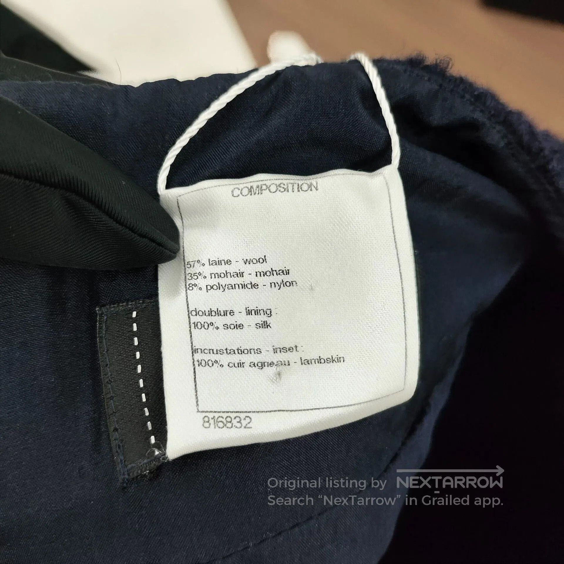 Chanel Chanel Salzburg Black Wool Skirt Size 34. Size 33" - 5 Thumbnail
