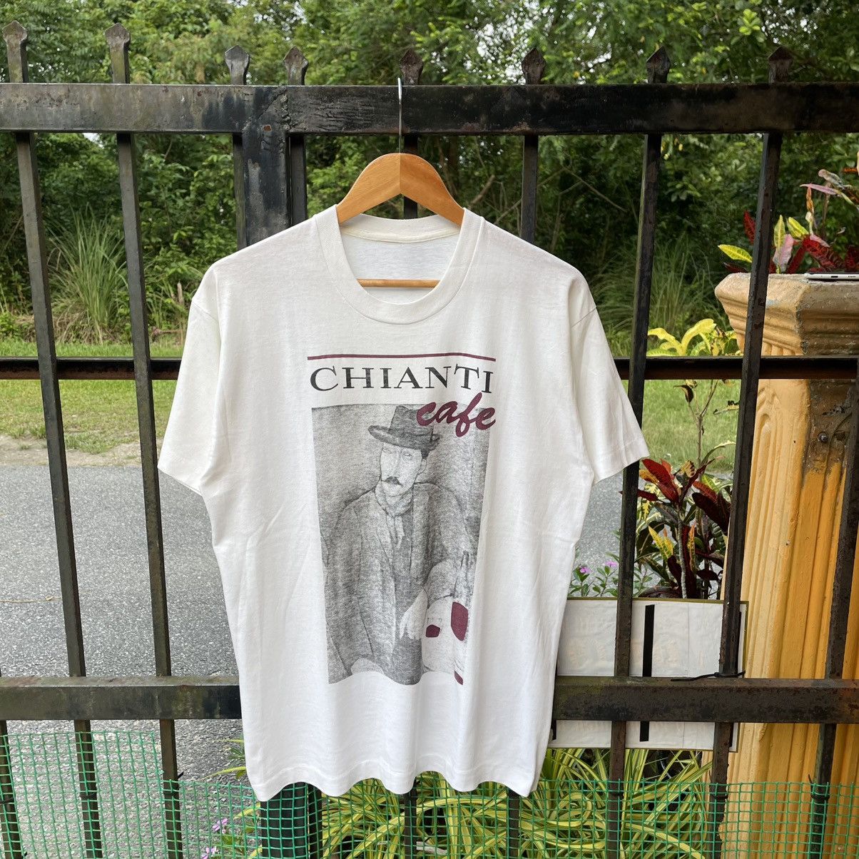 Other 🔥Vintage 90s Chianti Cafe Modern Poster Pop Art Tee Size US L / EU 52-54 / 3 - 1 Thumbnail