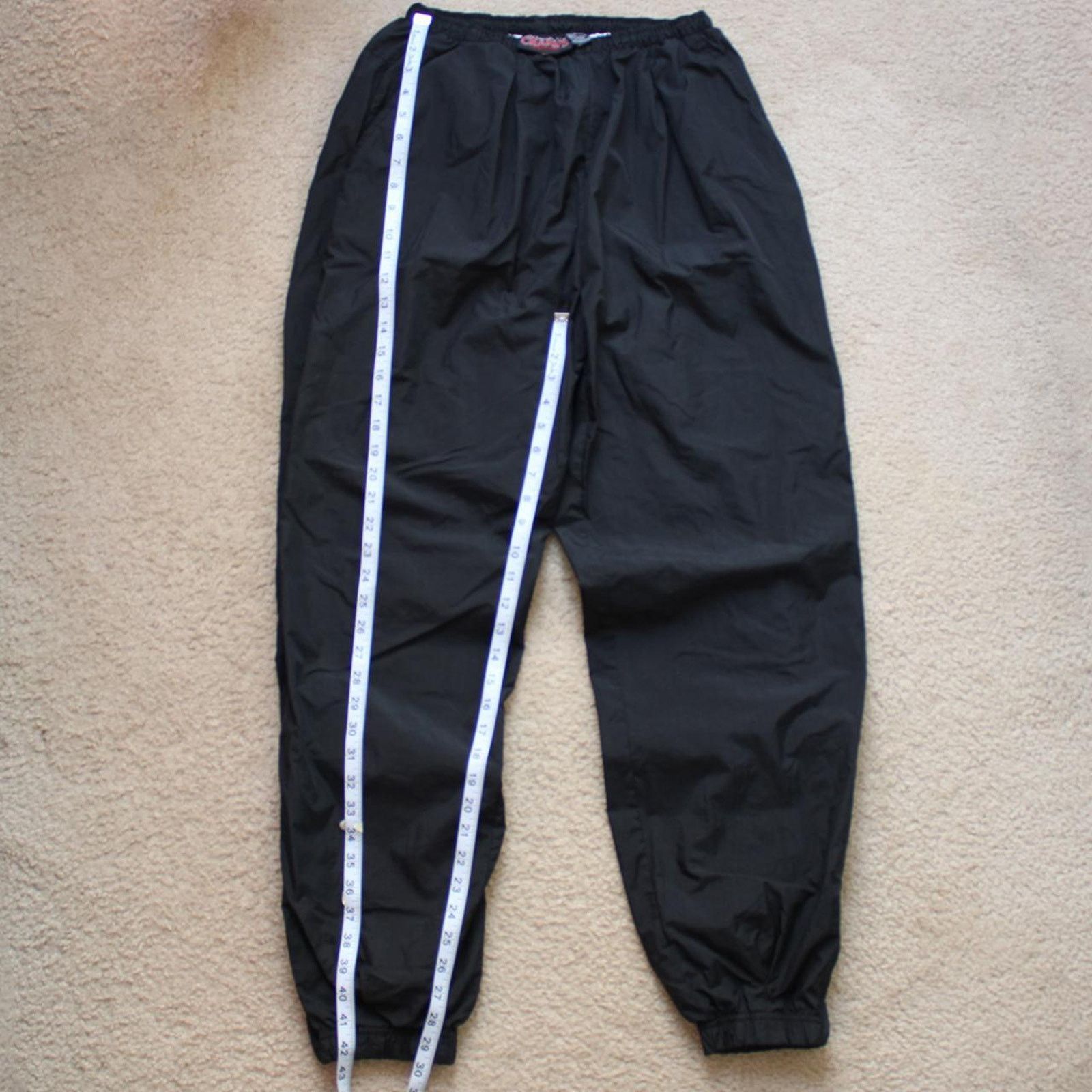 Champs Sport Baggy Black Vintage 90's Black Champs Sports Track Pants Size US 33 - 3 Thumbnail