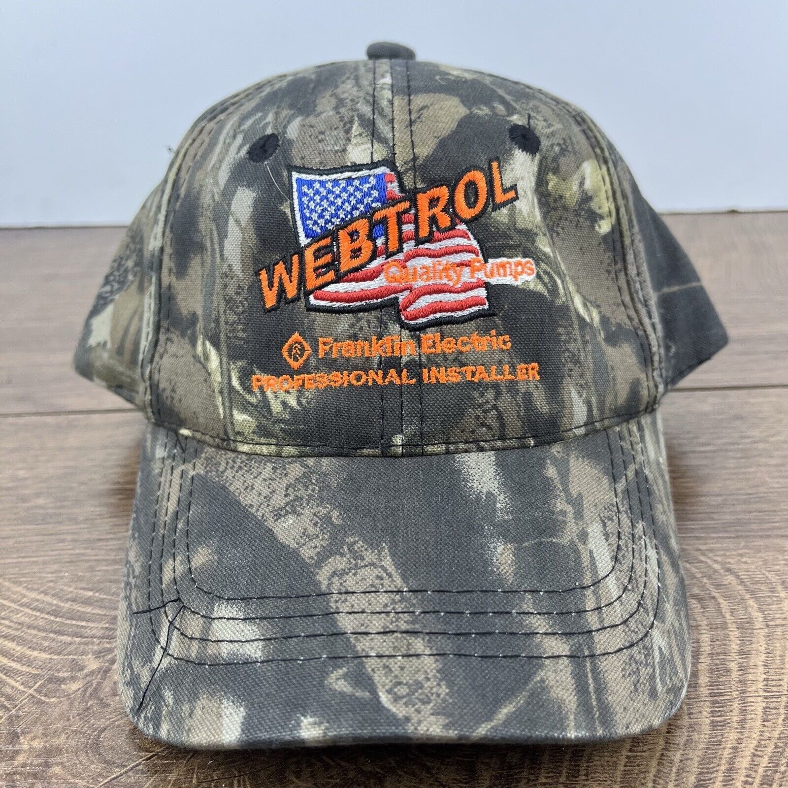 Other Webtrol Pumps Hat Franklin Electric Adjustable Hat Camo Adju Size ONE SIZE - 4 Thumbnail
