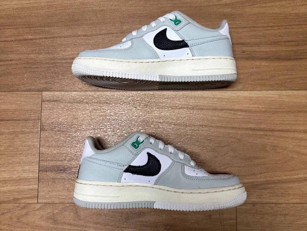 Nike Nike Air Force 1 '07 LV8 Split - Light Silver Size US 4 / IT 34 - 3 Thumbnail
